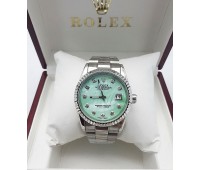 Женские часы Rx с мятным циферблатом, silver