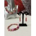 Ожерелье, серьги и браслет "Розовая пантера"