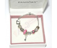 Браслет Pandora "Ключ к сердцу"